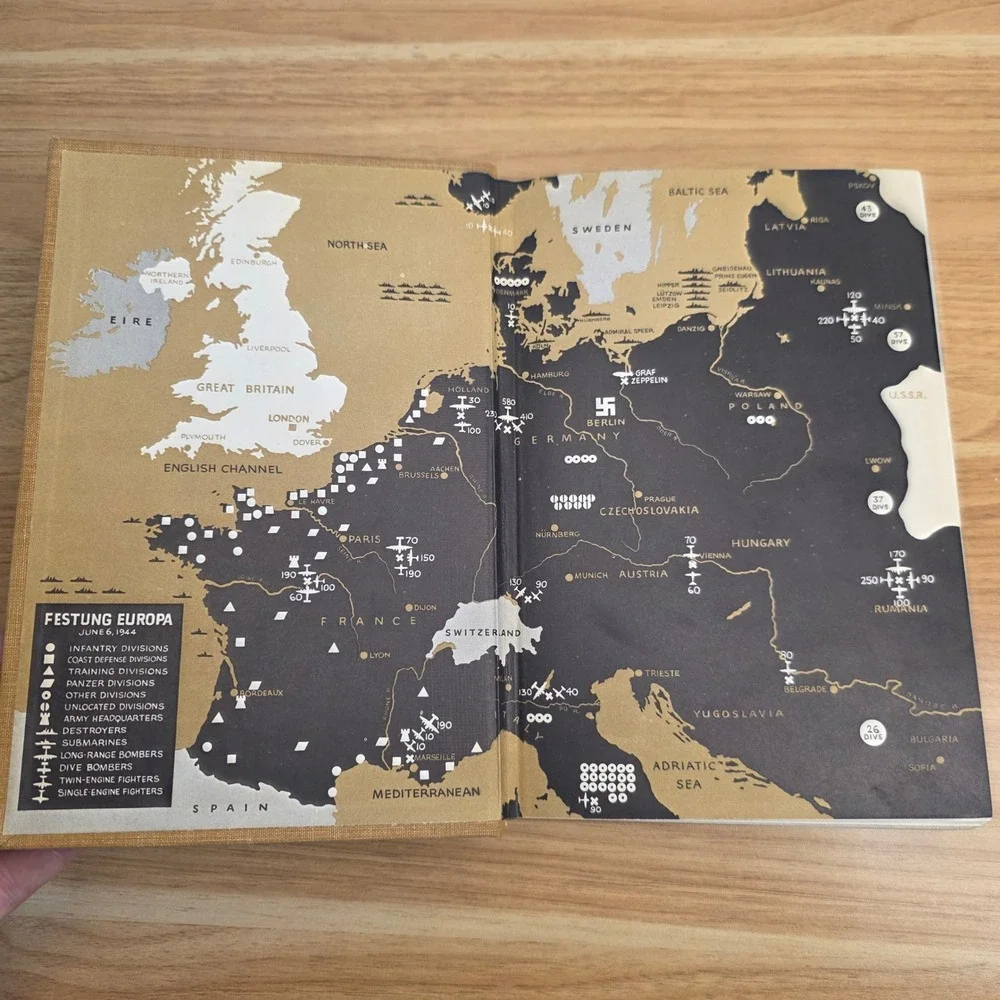 Crusade In Europe By Dwight D. Eisenhower 1948 Doubleday & Company 1st Ed HC